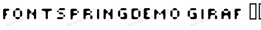 FONTSPRINGDEMO giraf字体转换
